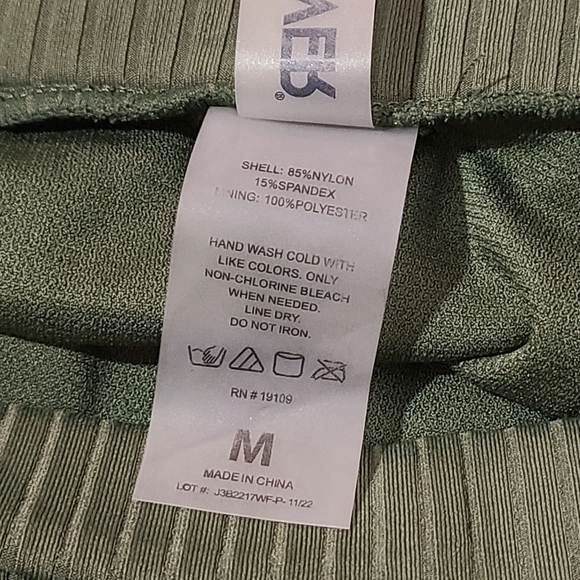 Green Ribbed Bikini Set - Picture 4 of 4